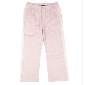 Lifted Anchors Tweed Track Pants Dust Rose